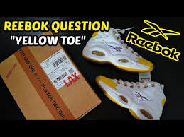 Rare reebok question mid iverson mens shoes 55990. Reebok Question Mid Yellow Toe Kobe Pe Review Shoe Palace Exclusive Promo Package Youtube