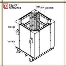 The gravity pawls support the whole platform and do not required scaffolding. Aluminum Elevator Shaft Building Framework Concrete For Construction China Formwork Concrete Formwork Made In China Com