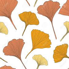 They have been the subject of many of my artworks over the last few years and they will no doubt continue to inspire my work for years to come. Hand Drawn Vector Autumn Ginkgo Leaves Seamless Pattern Isolated