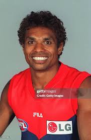 Scott Chisholm for the Melbourne Demons poses for a portrait headshot...  News Photo