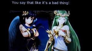 When Dark Pit Crashes Palutena S Party Kid Icarus Kid Icarus Uprising Icarus