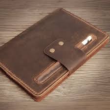 Personalized Leather Ipad Mini 5 Case Ipad 10 2 Case 10 5 Ipad 9 7 Pro 12 9 Portfolio Case With Apple Pencil Holder Leather Ipad Case Apple Pencil Holder Ipad Mini