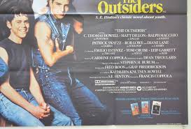They grew up on the outside of society. Outsiders The Original Cinema Movie Poster From Pastposters Com British Quad Posters And Us 1 Sheet Posters