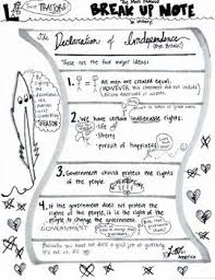 Declaration Of Independence Declaration Of Independence Doodle Notes Declaration