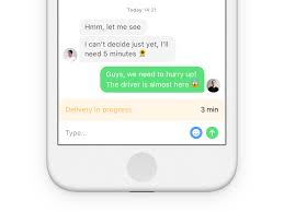 Chat Direct Messaging Dribbble App Design