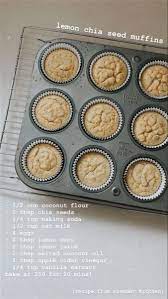 Pin By Anel Mari Nella Bester On Crave Healty Food Lemon Chia Seed Muffins Food