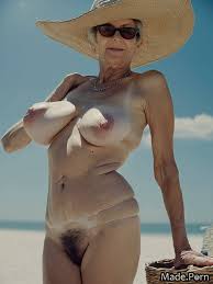 Porn image of sun tanning indifferent look movie skinny glasses thick  standing created by AI