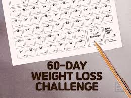 Pin On Printable 30 Day Weight Loss Challenge Or 60 Day Weight Loss Challenge 30 Day Weight Loss Tracker Monthly Weight Loss Chart Monthly Weight Loss Challenge Weight Loss Planner