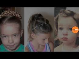 Silky and straight hair can be achieved on girls of 9 or 10 years old. Cute Lil Girl Hairstyles 4 Year Old Hairstyles Youtube