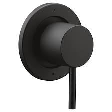Shower handle systems come in a wide variety of shapes. Moen Matte Black Lever Shower Handle In The Shower Faucet Handles Department At Lowes Com