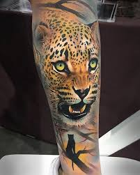Pin By Alejandro On Awesome Tattoos Ideas Leopard Tattoos Jaguar Tattoo Animal Tattoo