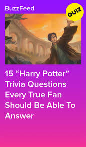 15 Harry Potter Trivia Questions Every True Fan Should Be Able To Answer Harry Potter Trivia Questions Harry Potter Facts Hard Harry Potter Trivia