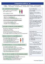 Comparison With As As English Grammar Notes Eltbase Com Learn English English Grammar Grammar For Kids