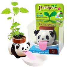 Self Watering Animal Planter Cute Style Ceramic Mini Backpack Plant Pot Self Watering Animal Planter Straw C Animal Planters Panda Gifts Self Watering Planter