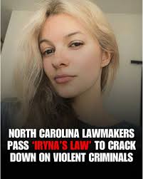 IRYNA'S LAW': North Carolina state lawmakers passed a criminal justice  package named after a Ukrainian refugee who was fatally stabbed