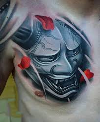 Samurai tattoo design oni mask drawing. Samurai Oni Mask Tattoos Novocom Top