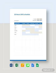 Concerns about staffing levels centre on night. Free 13 Sample Shift Schedules In Pdf Excel