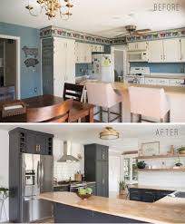 Here are four basic open shelving tips: Kitchen Renovation With Dark Cabinets And Open Shelving Bigger Than The Three Of Us