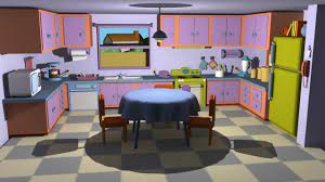 Proud owners marcia andreychuk and joel hamilton obsess over the show enough that they've been slowly but surely transforming their kitchen. Artstation Simpsons Kitchen Jeremy Stone