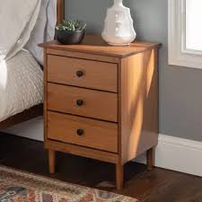 Lot of reviews complained about. Classic Mid Century Modern 3 Drawer Nightstand Saracina Home In 2021 Saracina Home Drawer Nightstand 3 Drawer Nightstand