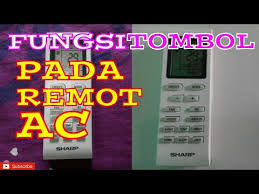 Fungsi mode dry pada ac yang jarang digunakan. Remot Ac Sharp Dan Fungsinya Youtube