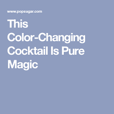 This Color Changing Cocktail Is Pure Magic Recipe Color Changing Cocktails Cocktails Cabbage Juice