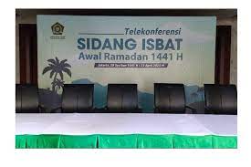 Rangkaian sidang isbat diawali dengan pemaparan posisi hilal awal ramadhan 1442 h oleh anggota falakiyah kemenag, (nama perwakilan falakiyah). Digelar Virtual Sidang Isbat Penetapan Awal Puasa Akan Gelar Hari Ini Teropongmetro