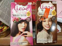 et 生活日志 美发 liese 泡泡染发剂 hair color color raspberry