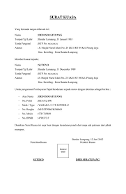 Surat kuasa jual beli mobil. Contoh Surat Kuasa Pemblokiran Kendaraan Contoh Surat