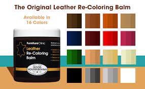 Always intrigued by leather furniture but wonder if it's too delicate for a rambunctious household? Amazon Com Furniture Clinic Leather Recoloring Balm 8 5 Fl Oz Leather Color Restorer For Furniture Repair Leather Color On Faded Scratched Leather Couches 16 Colors Of Leather Repair Cream Bordeaux Automotive
