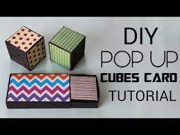 Here is one idea i came up with after seeing all those card in a box cards everywhere. Pop Up Cubes Card How To Make Pop Up Cubes In A Box Tutorial Youtube Box Cards Tutorial Pop Up Box Cards Pop Up Cards