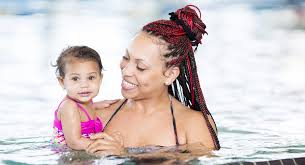 Two or three times a week is sufficient for a newborn. Swimming With Your Baby Babycenter Canada