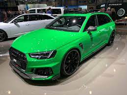 Abt Audi Rs4 In Viper Green Wow Audi Super Cars Audi Rs
