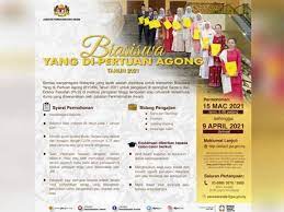 The office was established in 1957, when the federation of malaya (now malaysia) gained independence from the united kingdom. Permohonan Biasiswa Yang Di Pertuan Agong Dibuka 5 Petang Ini