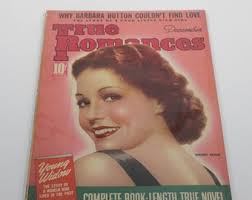 True Romances Magazine December 1938 Marjorie Weaver Cover