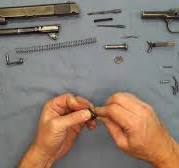 1911 Pistol No Tools Detail Strip Assembly - YouTube