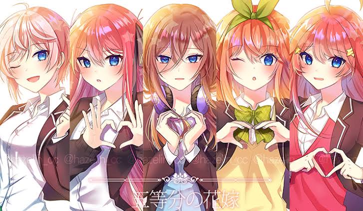 「五等分の花嫁」の画像検索結果"