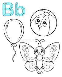 Here's a set of printable alphabet letters coloring pages for you to download and color. Printable Coloring Page For Kindergarten And Preschool Card For Study English Vector Coloring Book Alphabet Letter B Butterfly Stock Vector Illustration Of Isolated Cute 144201247