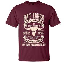Lonesome Dove Hat Creek Cattle Company T Shirt Hat Creek Cattle Company T Shirt Shirts