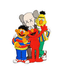 Kaws X Sesame Street Family Collab T Shirt Unisex For Men Women Kaws Wallpaper Cartoon Wallpaper Elmo Wallpaper
