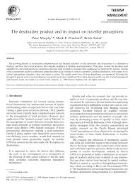 Camping is more of a compromise than a motel because there's way less space but you'll be sleeping in the same bed every n. Pdf The Destination Product And Its Impact On Traveller Perceptions