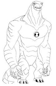 We have here coloring pages that suitable for toddlers and for preschoolers. Ben 10 Alien X Coloring Pages