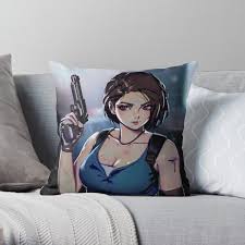 Jill Valentine Pillows & Cushions for Sale | Redbubble