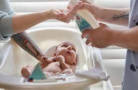 A normal temperature in babies is considered to be around 97.5 degrees fahrenheit (36.4 degrees celsius). The Right Way To Bathe A Baby Step By Step Drip By Drip Smile By Smile