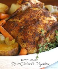How long to cook roast chicken in slow cooker. Slow Cooker Roast Chicken And Vegetables Melissassouthernstylekitchen Com