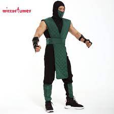 Would you like to know how to make an easy mortal kombat ninja costume like the ones we have so you can make your own parody? Mortal Kombat Reptile Cosplay Costume Green Suit With Mask Game Costumes Aliexpress