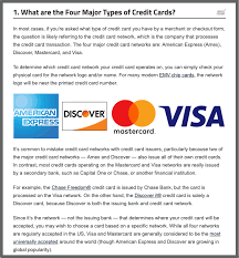 The many types of credit cards are tailored to fit different consumer needs, and each card has its own unique appeal. Credit Card Differences Will Be Explored In Part Two