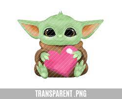 Baby Yoda Clip Art Transparent Png Clipart Valentine Baby Etsy In 2021 Clip Art Yoda Png Valentine Baby
