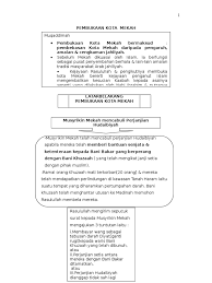 Mekah, namanya berasal dari kata: Pembukaan Kota Mekah
