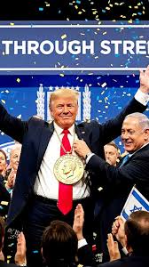Fox News host Mark Levin puts his arm around President Trump during a White  House Hanukkah reception, calling him “the first Jewish president”